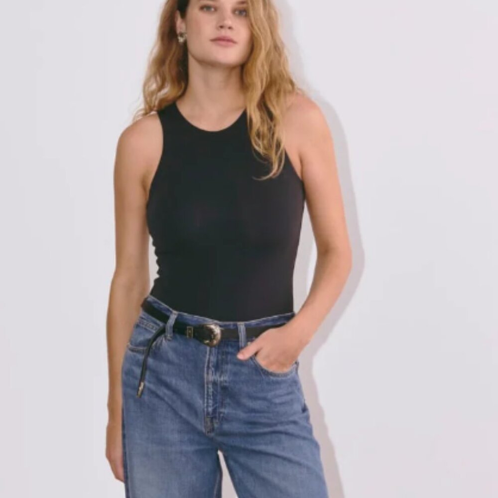 everlane - The Cutaway Tank Bodysuit - medium